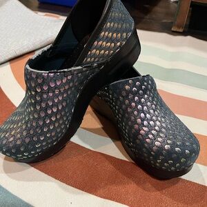 Dansko Professional Metallic Dot Clogs